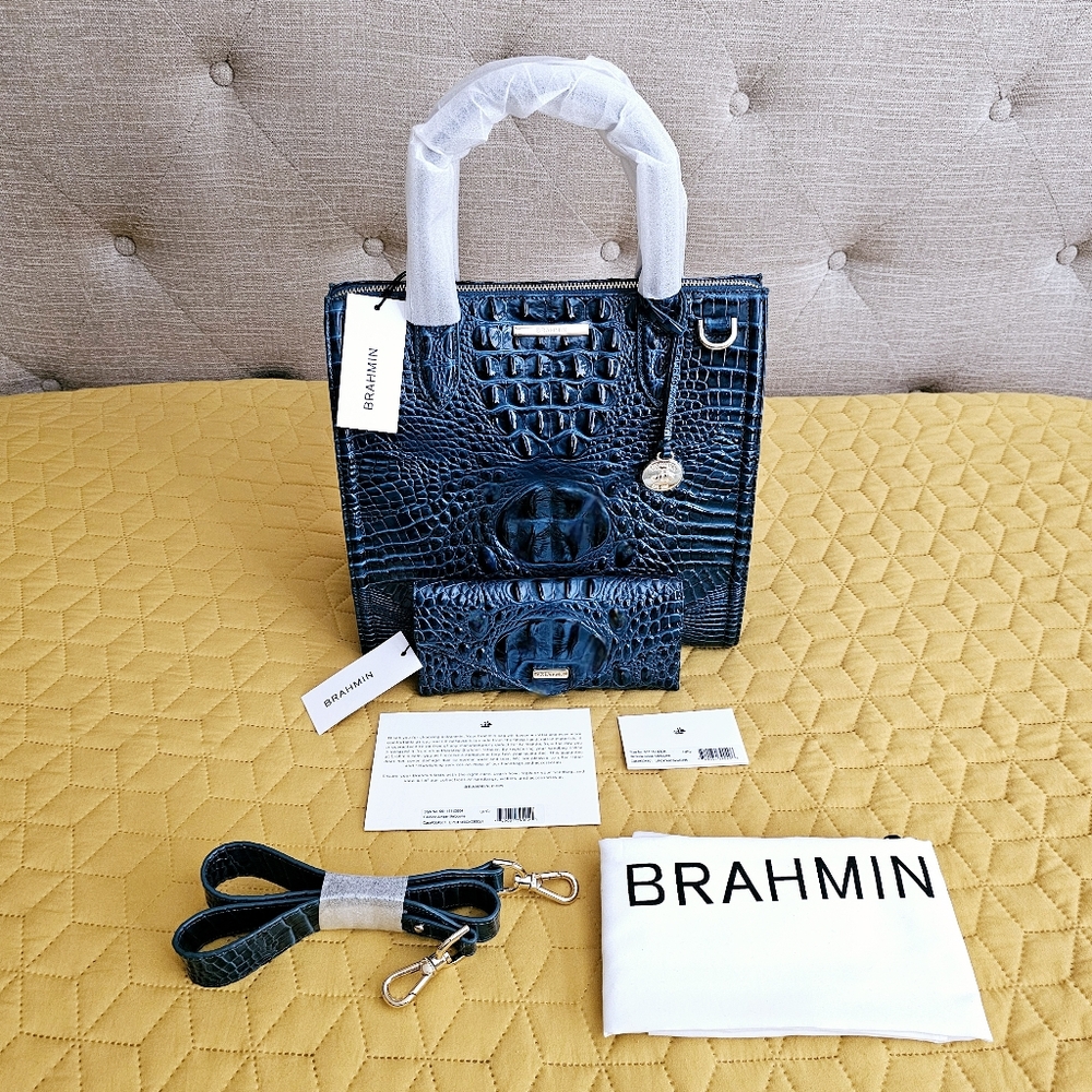 NWT Brahmin JUNIPER Caroline w/Veronica Wallet